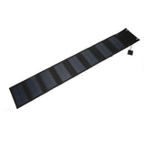25W 5V Foldable Solar Charger Kit 8 Fold Solar Panels with 1 to 3 USB Charging Cable and Climbing Buckle for Outdoor