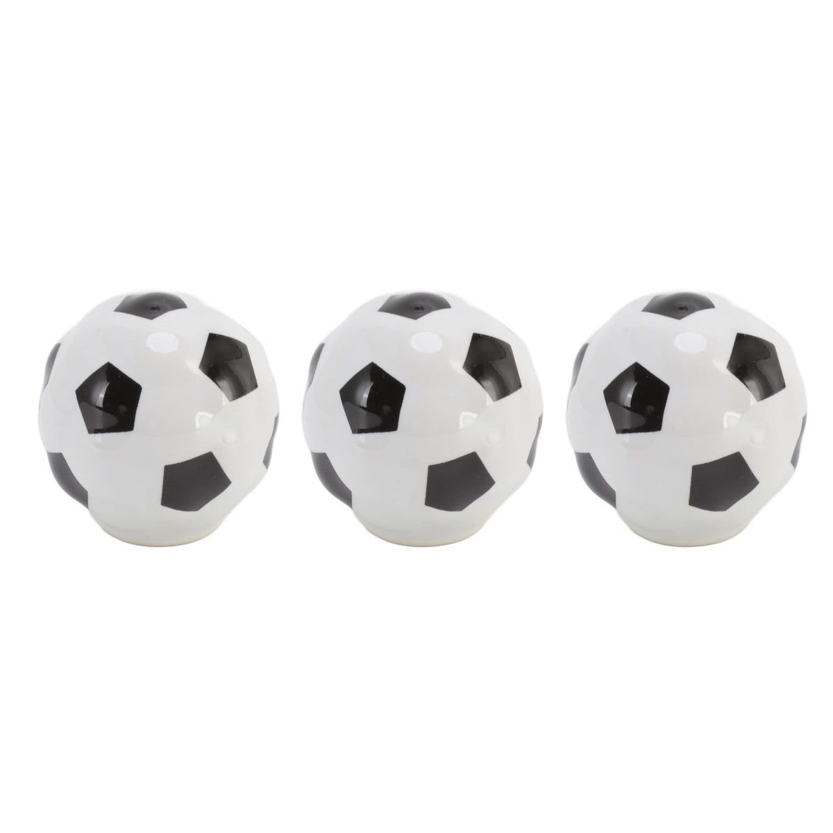 3 Set Football Cabinet Knobs Ball Sports Theme Single Hole Drawer Ceramic Handle Pulls for Cupboard Wardrobe