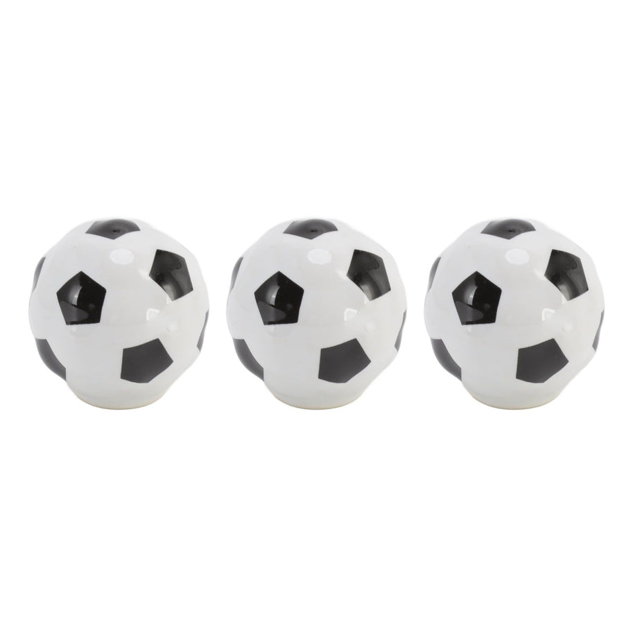 3 Set Football Cabinet Knobs Ball Sports Theme Single Hole Drawer Ceramic Handle Pulls for Cupboard Wardrobe