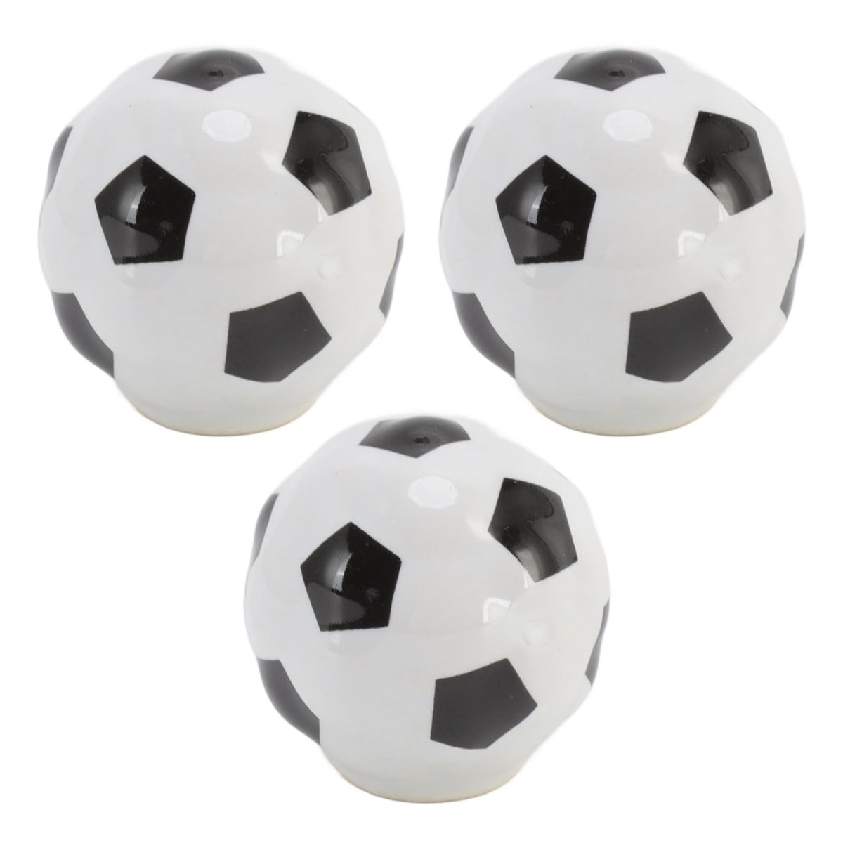 3 Set Football Cabinet Knobs Ball Sports Theme Single Hole Drawer Ceramic Handle Pulls for Cupboard Wardrobe