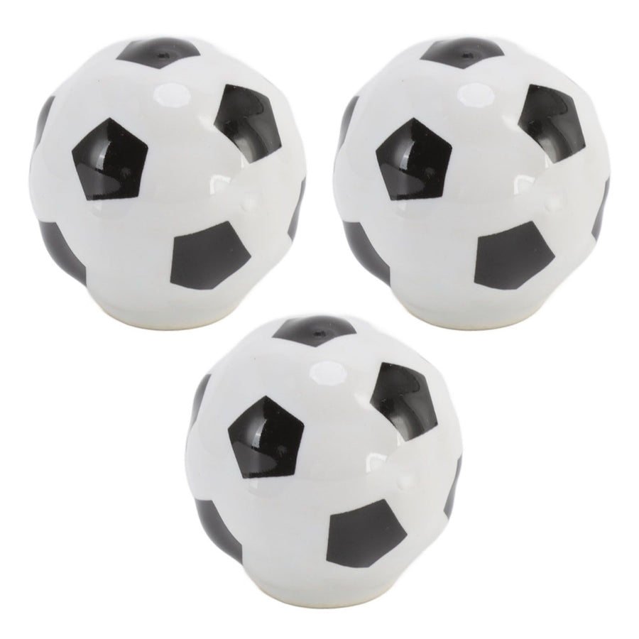 3 Set Football Cabinet Knobs Ball Sports Theme Single Hole Drawer Ceramic Handle Pulls for Cupboard Wardrobe
