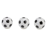 3 Set Football Cabinet Knobs Ball Sports Theme Single Hole Drawer Ceramic Handle Pulls for Cupboard Wardrobe - Close-Up Angle