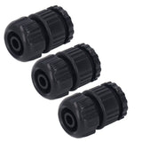 3pcs Tap Connector Adapter PP Stainless Steel Home Water Hose Accessories for Garden Car Washing G1/2 G3/4 Thread 11-13 Inner Hole - Front View