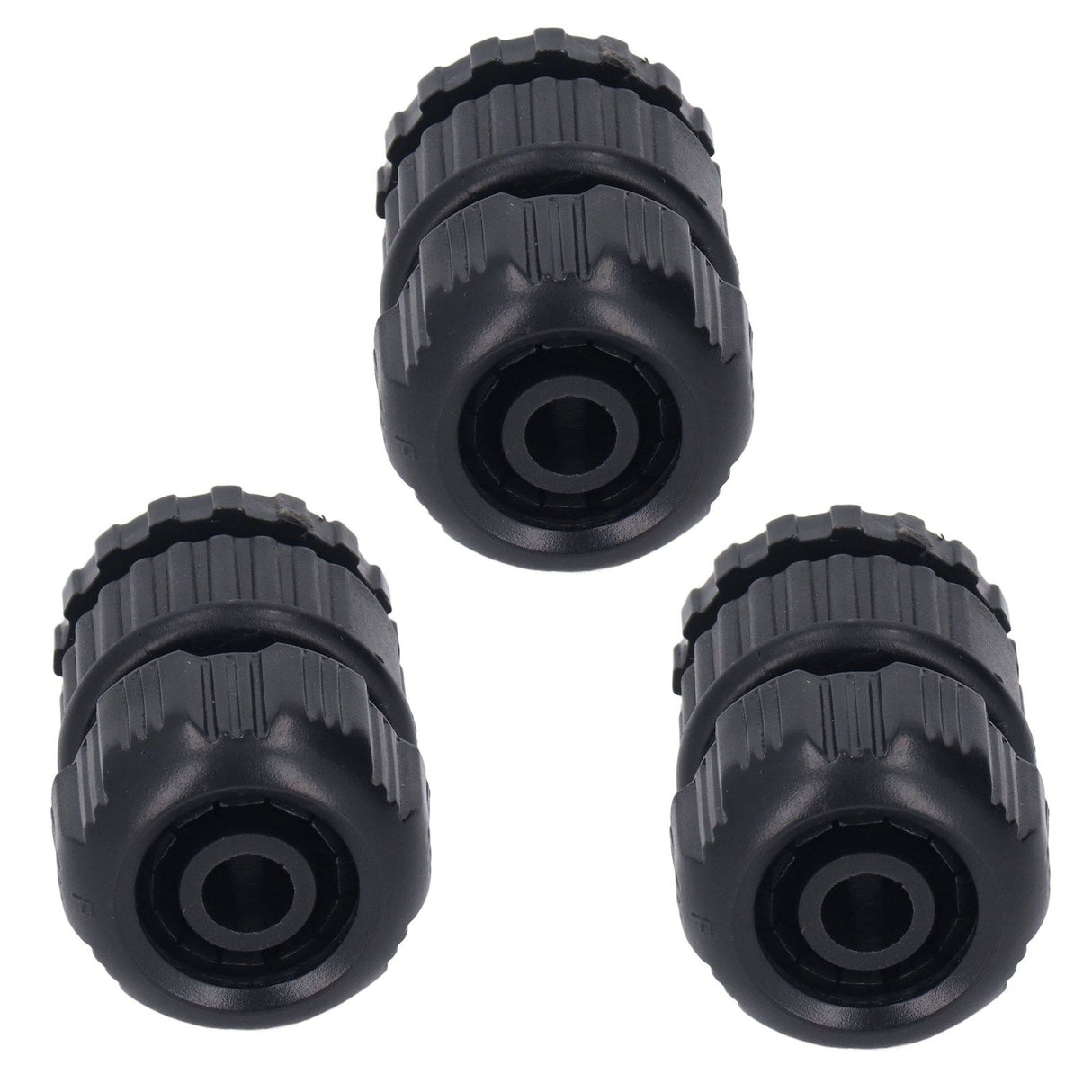 3pcs Tap Connector Adapter PP Stainless Steel Home Water Hose Accessories for Garden Car Washing G1/2 G3/4 Thread 11-13 Inner Hole