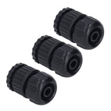3pcs Tap Connector Adapter PP Stainless Steel Home Water Hose Accessories for Garden Car Washing G1/2 G3/4 Thread 11-13 Inner Hole