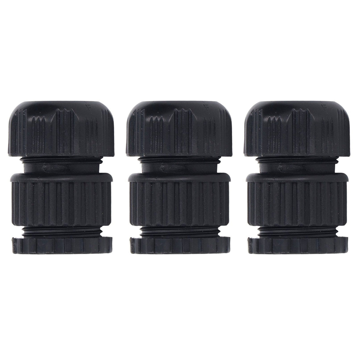 3pcs Tap Connector Adapter PP Stainless Steel Home Water Hose Accessories for Garden Car Washing G1/2 G3/4 Thread 11-13 Inner Hole