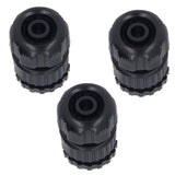 3pcs Tap Connector Adapter PP Stainless Steel Home Water Hose Accessories for Garden Car Washing G1/2 G3/4 Thread 11-13 Inner Hole