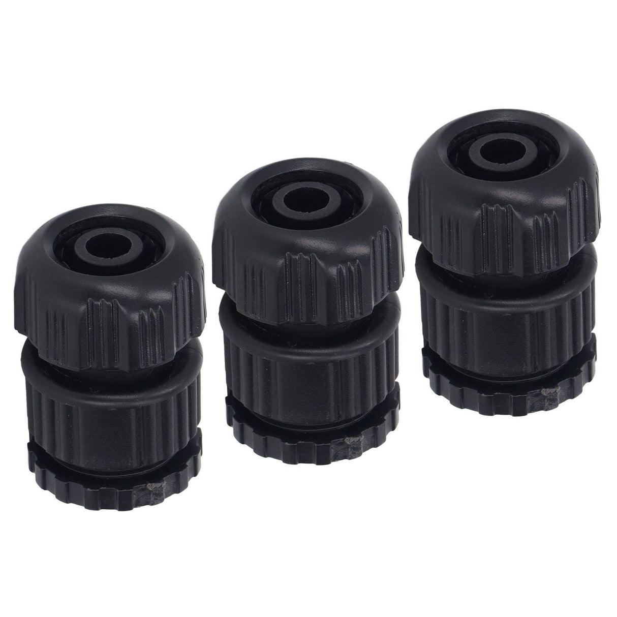 3pcs Tap Connector Adapter PP Stainless Steel Home Water Hose Accessories for Garden Car Washing G1/2 G3/4 Thread 11-13 Inner Hole
