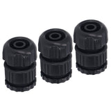 3pcs Tap Connector Adapter PP Stainless Steel Home Water Hose Accessories for Garden Car Washing G1/2 G3/4 Thread 11-13 Inner Hole - Low Angle