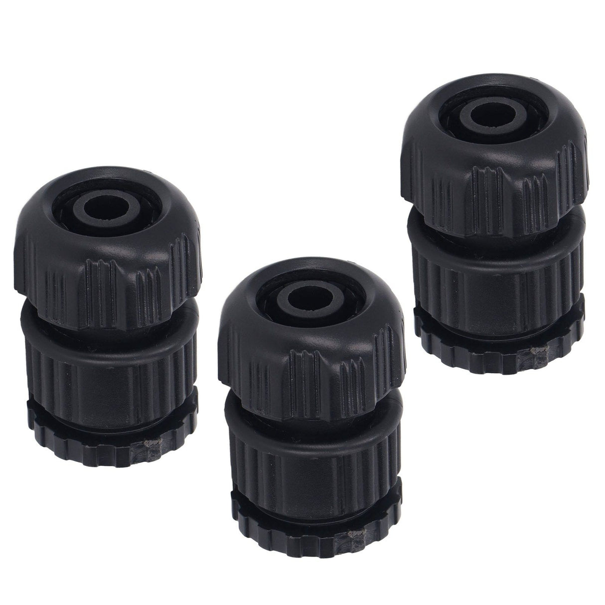 3pcs Tap Connector Adapter PP Stainless Steel Home Water Hose Accessories for Garden Car Washing G1/2 G3/4 Thread 11-13 Inner Hole