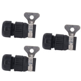 3pcs Tap Connector Adapter PP Stainless Steel Home Water Hose Accessories for Garden Car Washing with Clamp 16‑18 Outer Diameter