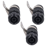 3pcs Tap Connector Adapter PP Stainless Steel Home Water Hose Accessories for Garden Car Washing with Clamp 16‑18 Outer Diameter