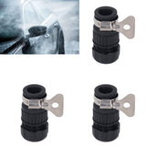3pcs Tap Connector Adapter PP Stainless Steel Home Water Hose Accessories for Garden Car Washing with Clamp 16‑18 Outer Diameter - Extra Image