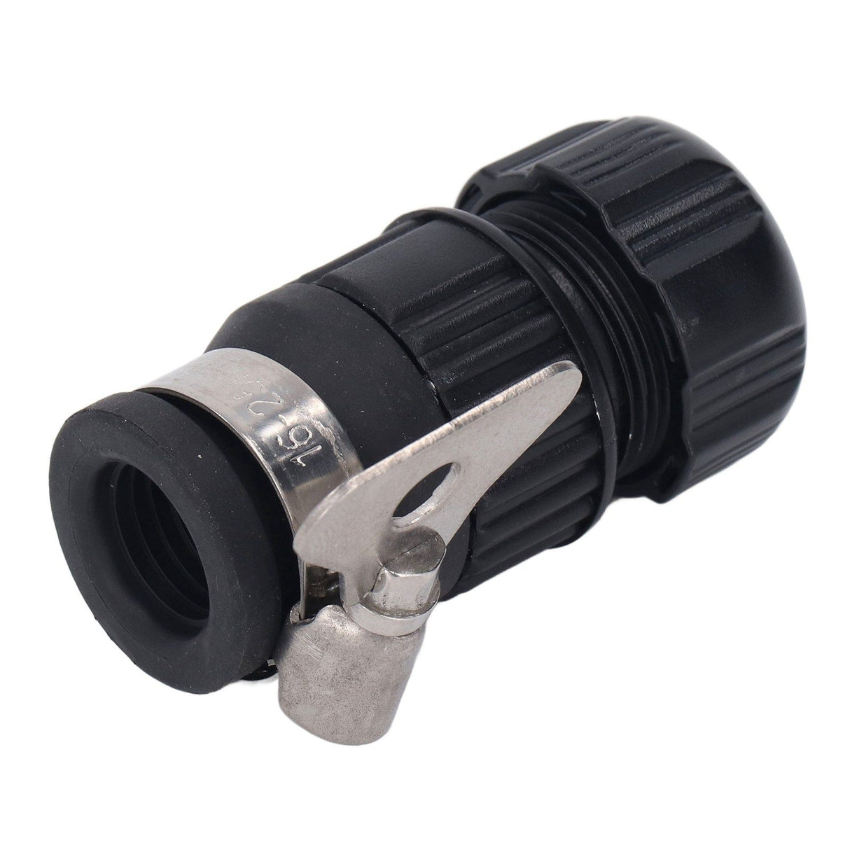 3pcs Tap Connector Adapter PP Stainless Steel Home Water Hose Accessories for Garden Car Washing with Clamp 16‑18 Outer Diameter