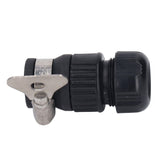 3pcs Tap Connector Adapter PP Stainless Steel Home Water Hose Accessories for Garden Car Washing with Clamp 16‑18 Outer Diameter