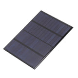 12V 1.5W Mini Epoxy Solar Panel DIY Solar Battery Charging Panel Polysilicon Solar Cell for Camping Lanterns Cellphone - Low Angle