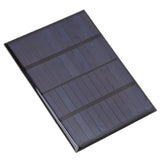 12V 1.5W Mini Epoxy Solar Panel DIY Solar Battery Charging Panel Polysilicon Solar Cell for Camping Lanterns Cellphone