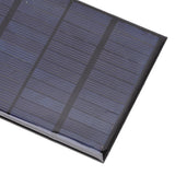 12V 1.5W Mini Epoxy Solar Panel DIY Solar Battery Charging Panel Polysilicon Solar Cell for Camping Lanterns Cellphone - Extra Image