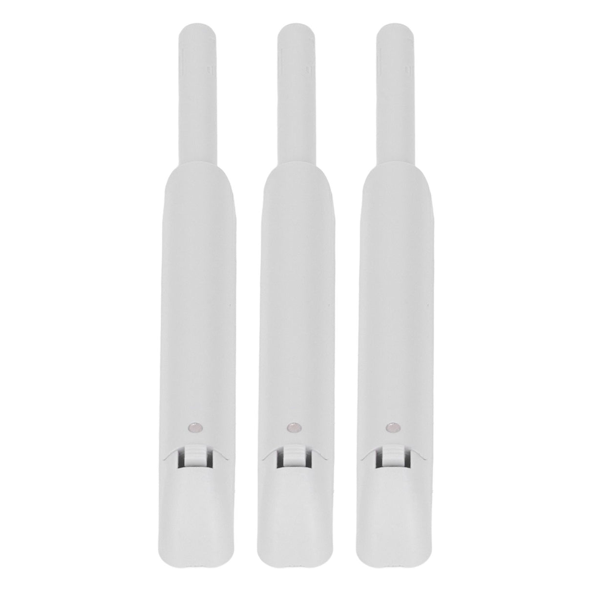 3Pcs Push Latch Widely Used Oxidation Resistant Door Latch Damper for Cabinet Door Closet Gray