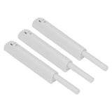 3Pcs Push Latch Widely Used Oxidation Resistant Door Latch Damper for Cabinet Door Closet Gray