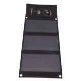 21W Foldable Solar Panel Charger Black Portable Solar Phone Charging Panels with Dual USB Port for Outdoor Hiking Camping - Extra Image