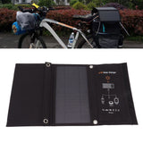 21W Foldable Solar Panel Charger Black Portable Solar Phone Charging Panels with Dual USB Port for Outdoor Hiking Camping - Extra Image