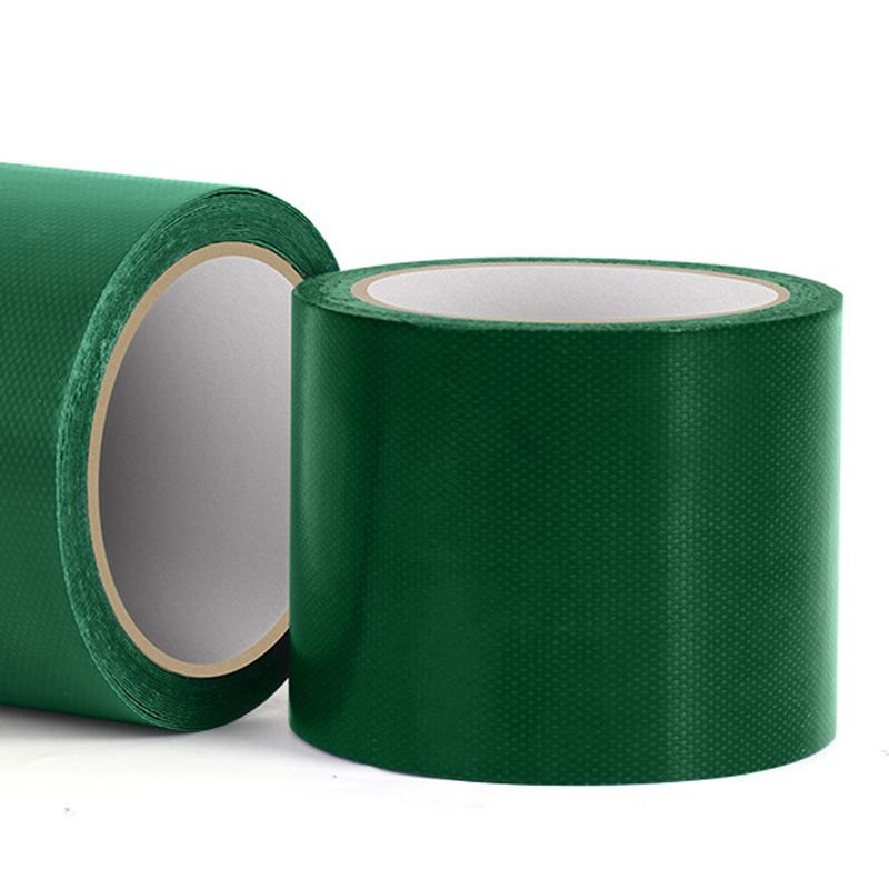 Tarpaulin Repair Tape PVC Leakage Patch Tape Rainproof Cloth Adhesive Tape 45 Volumes Green