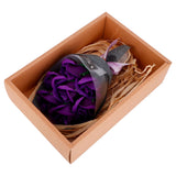 Rose Bouquet Artificial Fake Soap Flower Bunch for Wedding Ceremony Valentine's Day GiftPurple