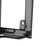 Wine Glass Rack Under Cabinet Stemware Holder Storage Hanger Metal Organizer for Bar Kitchen3 Slot 30x22.5cm Black