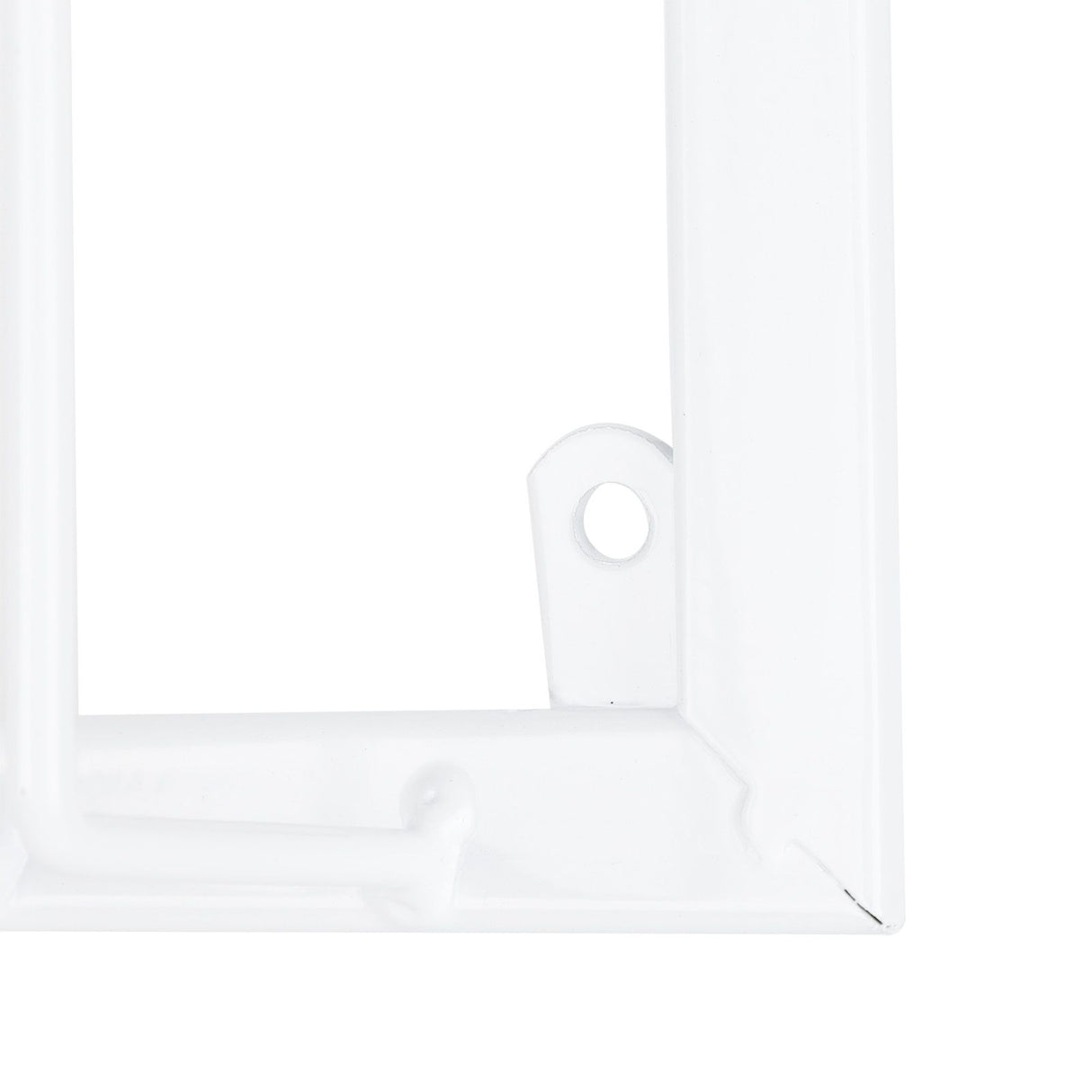 Wine Glass Rack Under Cabinet Stemware Holder Storage Hanger Metal Organizer for Bar Kitchen3 Slot 30x22.5cm White