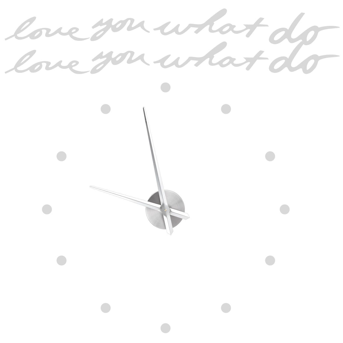 Innovative DIY Wall Clock Stylish Mirror Surface Sticker Clock Modern Home DecorationSilver