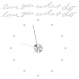 Innovative DIY Wall Clock Stylish Mirror Surface Sticker Clock Modern Home DecorationSilver