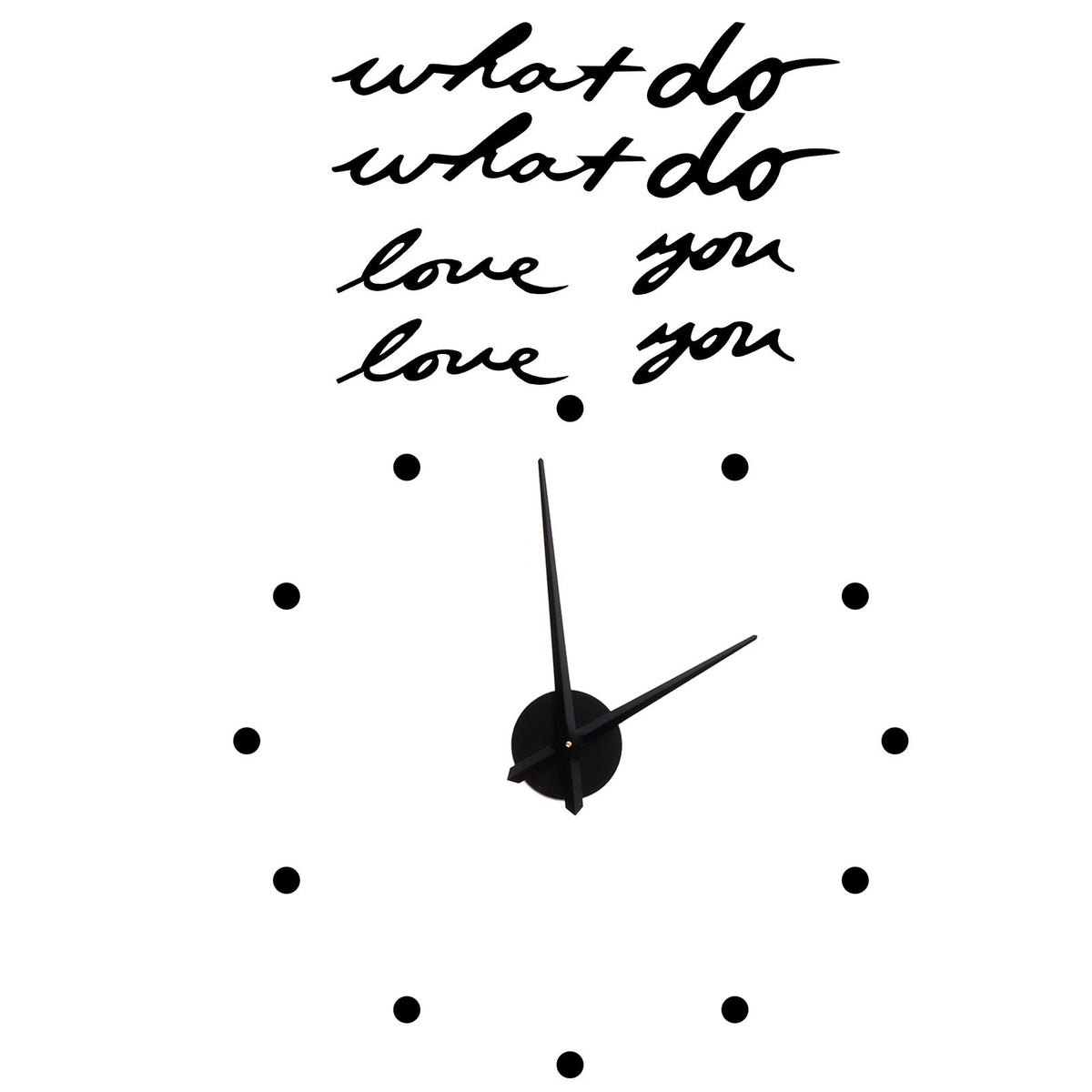Innovative DIY Wall Clock Stylish Mirror Surface Sticker Clock Modern Home DecorationBlack
