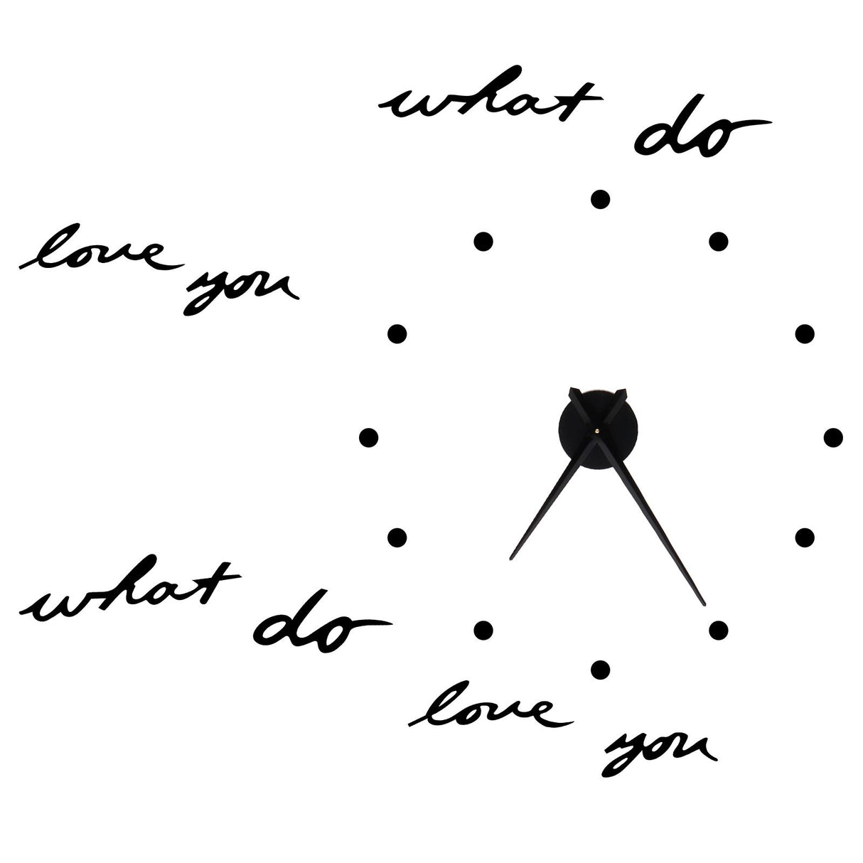 Innovative DIY Wall Clock Stylish Mirror Surface Sticker Clock Modern Home DecorationBlack