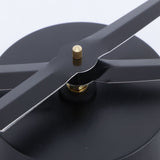 Innovative DIY Wall Clock Stylish Mirror Surface Sticker Clock Modern Home DecorationBlack - Extra Image
