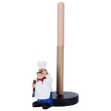 DoubleLayer Paper Towel Holder Resin Crafts Display for Kitchen Shop Restaurant Decoration - Front View