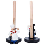DoubleLayer Paper Towel Holder Resin Crafts Display for Kitchen Shop Restaurant Decoration