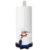 DoubleLayer Paper Towel Holder Resin Crafts Display for Kitchen Shop Restaurant Decoration