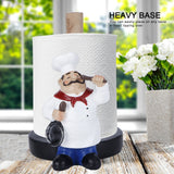 DoubleLayer Paper Towel Holder Resin Crafts Display for Kitchen Shop Restaurant Decoration