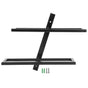 Wall Mounted Red Wine Bottle Holder Rack Storage Shelf for Household Kitchen Bar Decor2 Bottle