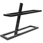 Wall Mounted Red Wine Bottle Holder Rack Storage Shelf for Household Kitchen Bar Decor2 Bottle