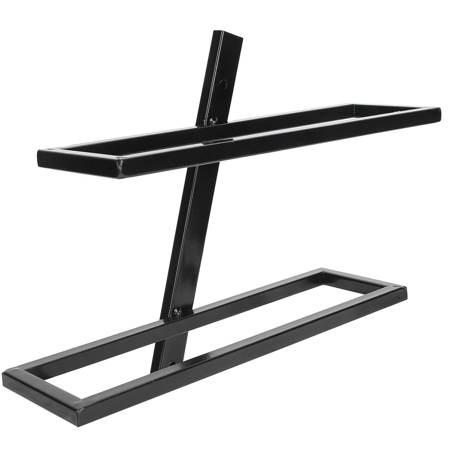 Wall Mounted Red Wine Bottle Holder Rack Storage Shelf for Household Kitchen Bar Decor2 Bottle