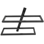 Wall Mounted Red Wine Bottle Holder Rack Storage Shelf for Household Kitchen Bar Decor2 Bottle