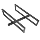 Wall Mounted Red Wine Bottle Holder Rack Storage Shelf for Household Kitchen Bar Decor2 Bottle - Rear View