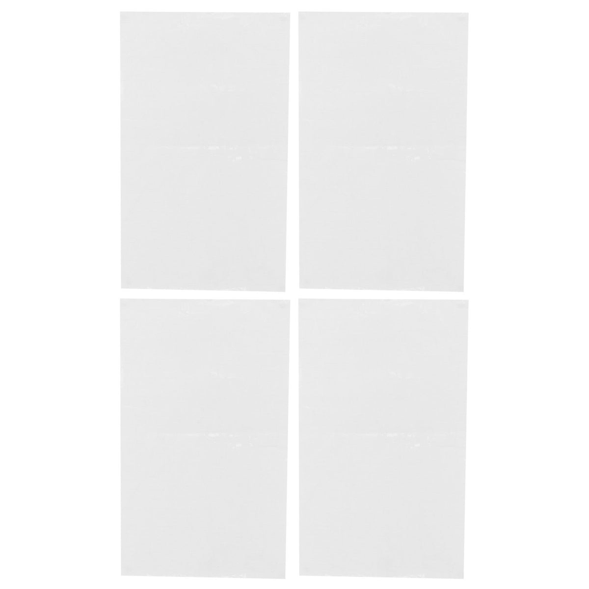 4 Sets Warning Stickers Indoor Outdoor Wall Window Glass Slogans English Signs 60x36.5cm