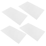4 Sets Warning Stickers Indoor Outdoor Wall Window Glass Slogans English Signs 60x36.5cm - 45-Degree Angle