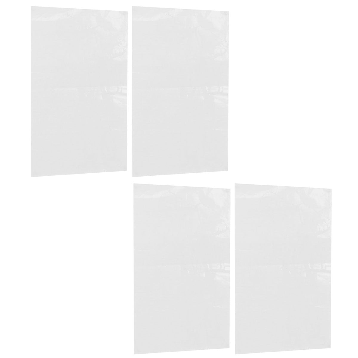 4 Sets Warning Stickers Indoor Outdoor Wall Window Glass Slogans English Signs 60x36.5cm