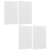 4 Sets Warning Stickers Indoor Outdoor Wall Window Glass Slogans English Signs 60x36.5cm