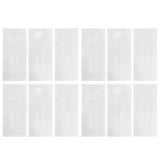 4Set English Warning Signs Safety Marking Wall Hanging Stickers for Showcase Public Places - Front View