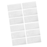 4Set English Warning Signs Safety Marking Wall Hanging Stickers for Showcase Public Places - Side View